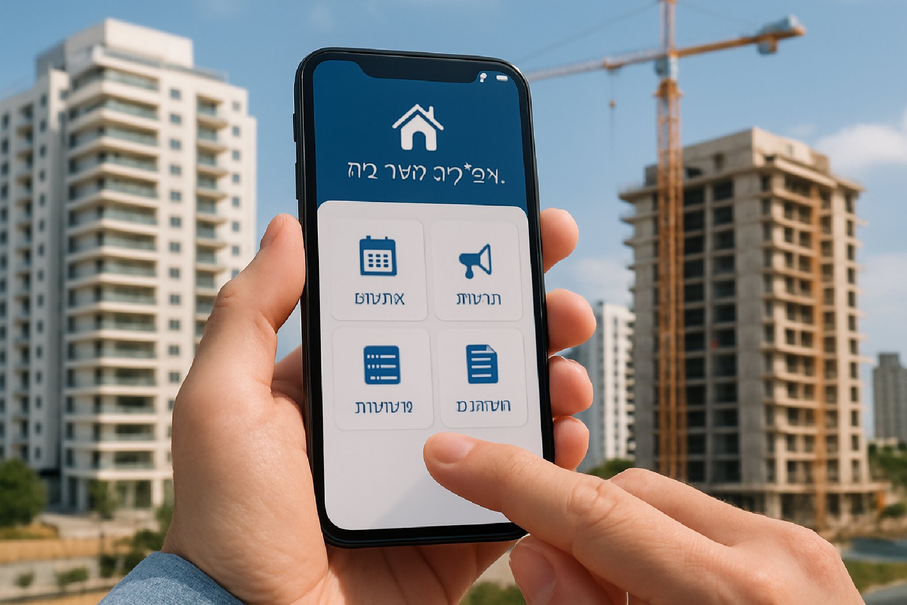 אפליקציה לוועד בית בפרויקט תמ״א או פינוי־בינוי: איך שומרים על סדר בתקופה מורכבת